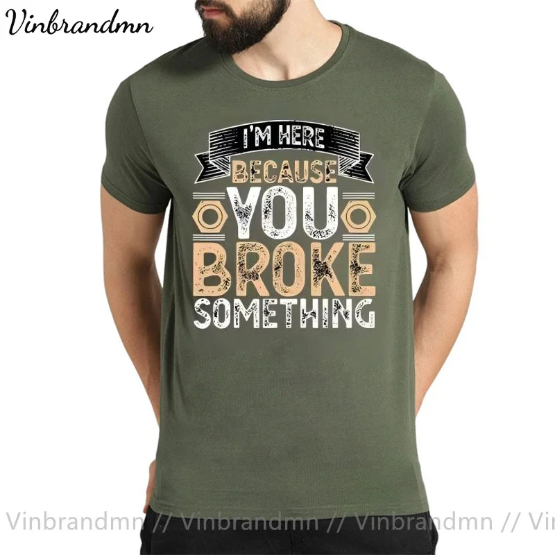 Забавная футболка для сервисного обслуживания подарки рабочих мужские футболки