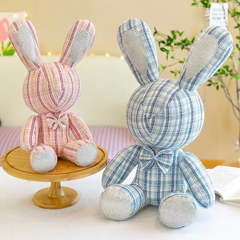 

aomede 80cm Cute Soft Diamond Bunny Plush Toys Office Nap Stuffed Animal Pillow Home Comfort Cushion Gift Doll for Kids Girl
