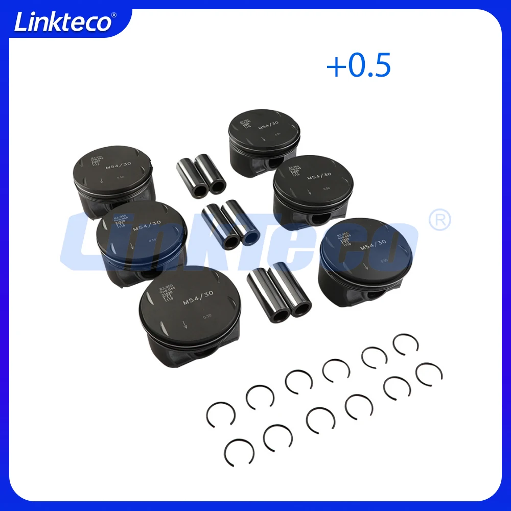 Деталь двигателя STD 0 5 Поршень с кольцами Установить подходит 3 T L L6 GAS M54B30 для 01-06