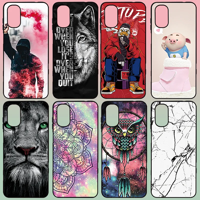 

For Motorola Moto G22 2022 6.5 inch Case Soft TPU Phone Cover Color Luxury Smooth Popular Printing Glossy Mobile Bags NH