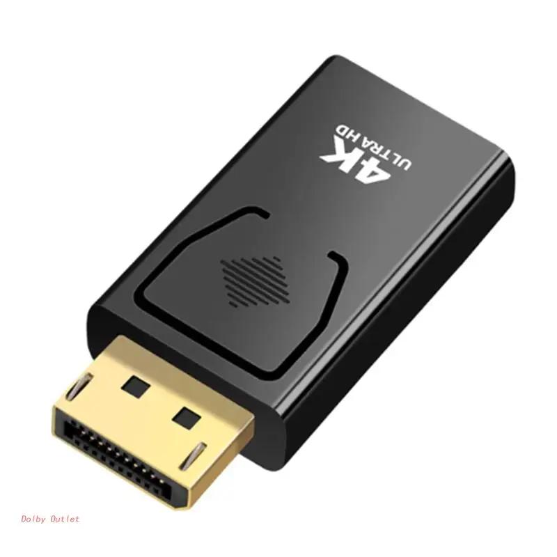 

Y5JF DP To HDMI-compatibe Adapter Stable Transmission DisplayPort to 1080P Plug