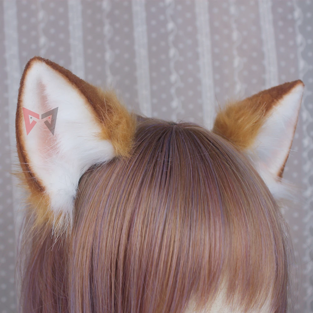 Новинка обруч для волос Genshin Impact Gorou косплея ручной работы с собачьими ушками