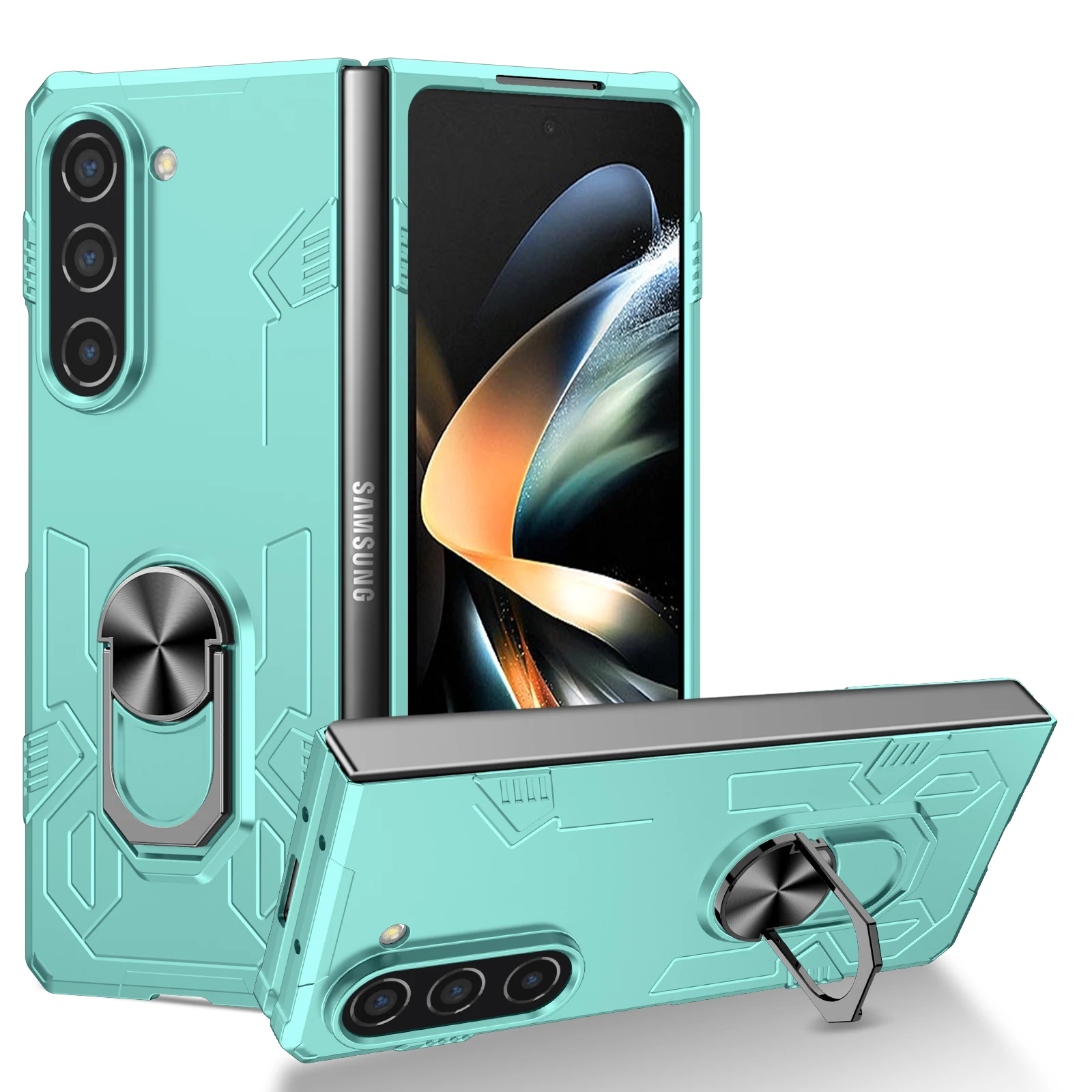 

Non-Fingerprint Folding Bag PC Case for Samsung Galaxy Z Fold 5 4 Fold3 Fold5 Fold2 Fold4 Fold 2 3 Zfold5 Mobile Phone Covers