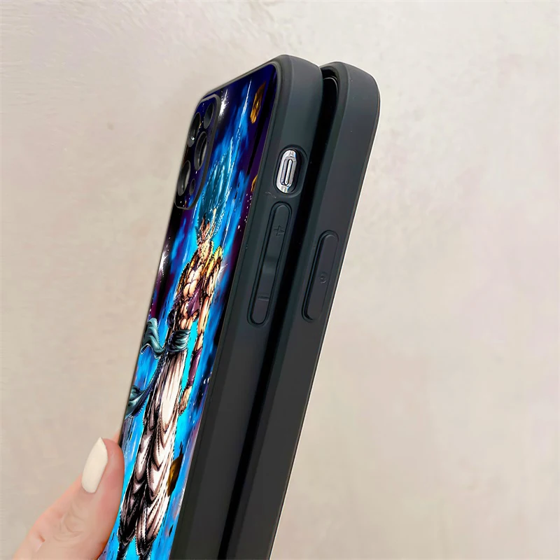dragon ball anime phone case for funda iphone 11 13 pro max 12 mini x xr xs 6 6s 7 8 plus etui liquid silicon celular back free global shipping