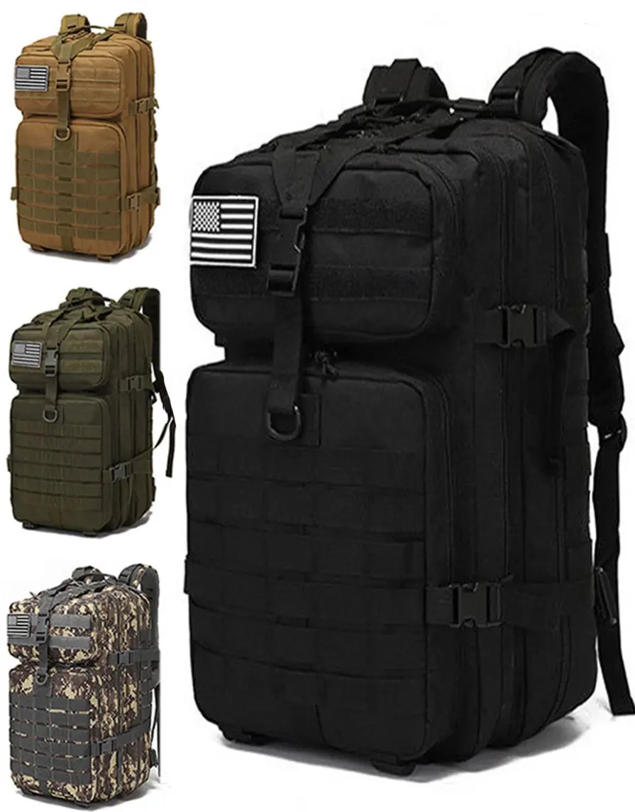 

Военный тактический рюкзак 60 л, армейский Штурмовой Рюкзак Molle 3P, уличные дорожные походные рюкзаки, сумки для кемпинга, охоты, альпинизма