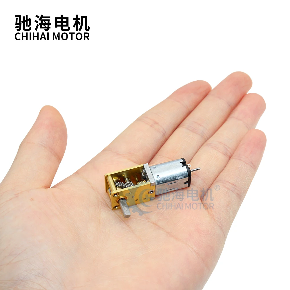 Двигатель ChiHai CHF-GW12T-N20VA DC 3V 6V 12V Micro Gear Motor низкоскоростной Электрический