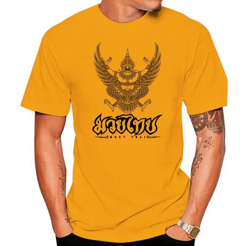 

Male T-Shirt O-Neck Men Tshirt Garuda Muay Thai Spirits Tees Summer T Shirt Free Shipping Short Sleeve 100% Cotton Streetwear