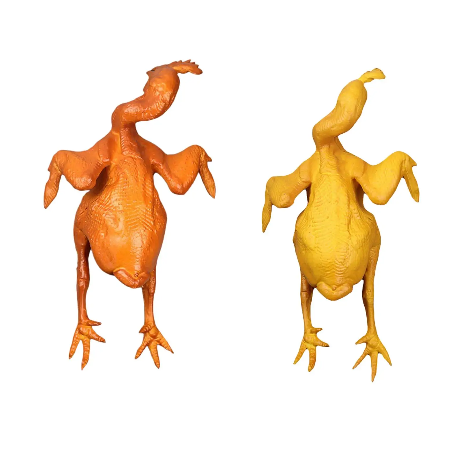 

Roast Chicken Model Fake Food Prop Cooked Turkey Ornament for Cabinet Home Kitchen Dining Table Halloween Party Decor
