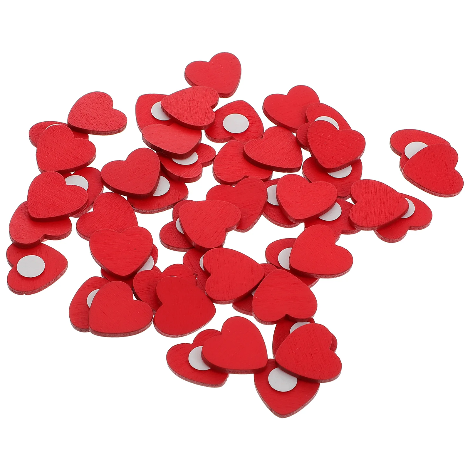 

Heart Stickers Wooden Valentines Pieces Decorations Embellishments Wedding Day Crafts Wallfor Hearts Wood Making Frames Picture