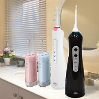 water flosser teeth cleaning professional cordless rechargeable dental oral rinse super spray4 sprinkler heads px7 waterproof