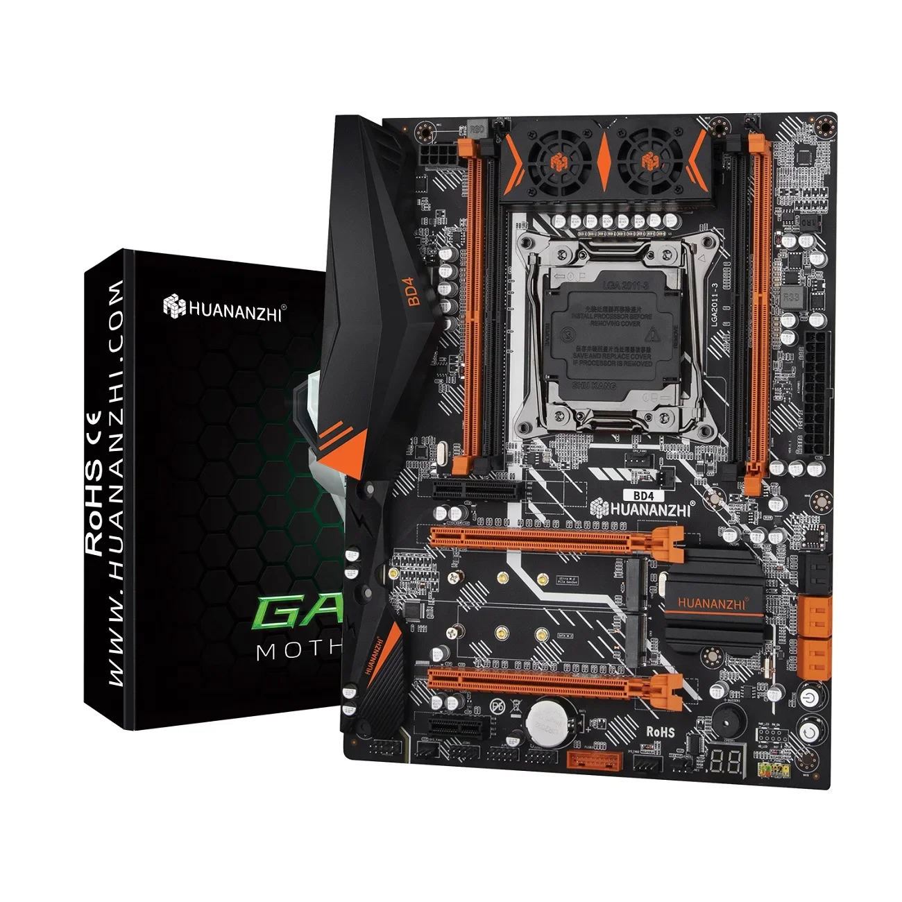 Комплект материнской платы X99 BD4 с LGA 2011-3 Intel E5 2666 V3 2*16 ГБ = 32 Гб DDR4 RECC