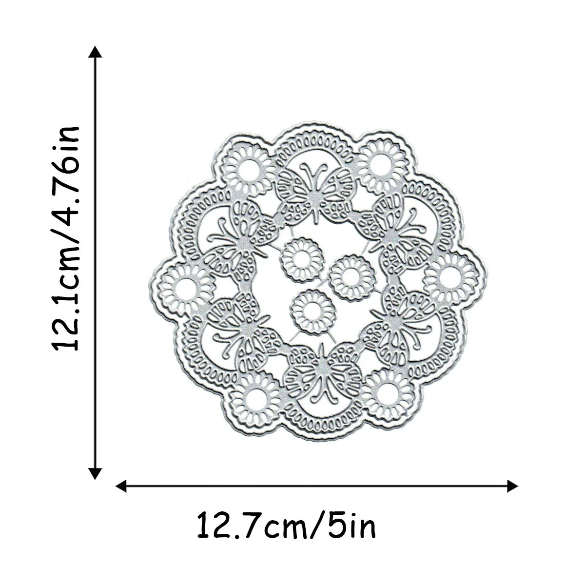 Butterfly Flower Metal Die Cutters for Scrapbooking Templates Blade Punch Stencils Crafts Cutting Dies 2024 New Arrivals