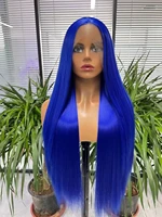 lace front wigs synthetic hair for women long straight lolita soft hair cosplay wigs natural hairline high temperature lace wig