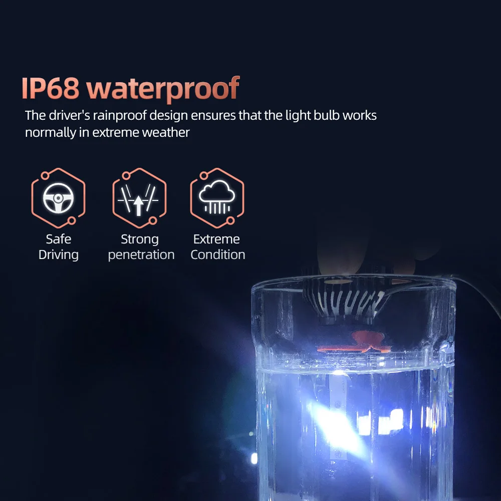 Фара головного света Crossfox 110 лм H11 H13 2009 Вт 2 пары