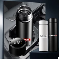 intelligent thermos cup touch display temperature stainless steel vacuum car thermoses cup for seat cupra leon 5f ibiza 6l leon