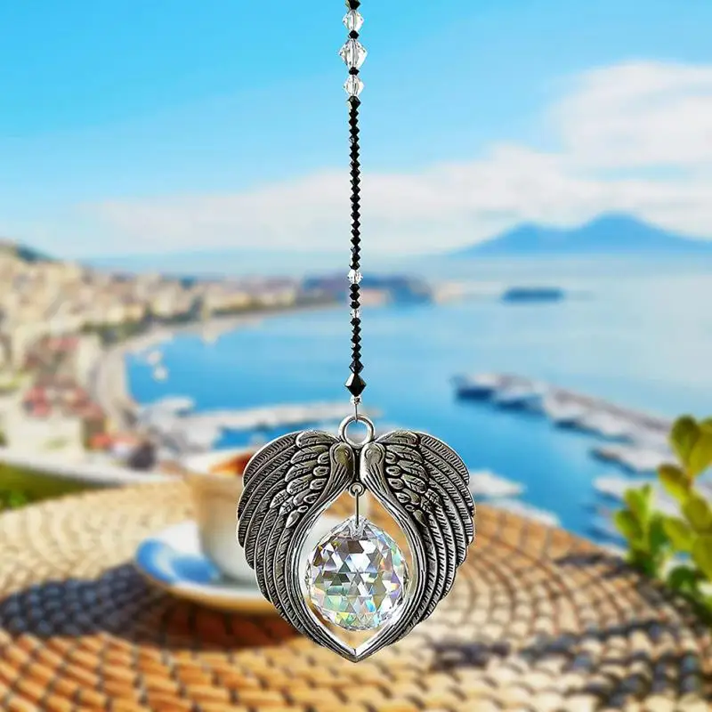 

Heat Sublimation Car Keychain Ornament Decorations Angel Wing Shape Blank Hot Transfer Printing Pendant Jewelry Making Wholesale