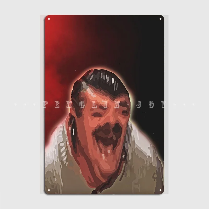 

Meme Funny Face El Risitas Metal Sign Cinema Living Room Garage Club Retro Wall Decor Tin Sign Posters