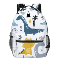 kid toddler backpack shoulder bag cartoon dinosaur schoolbag storage pouch travel rucksack for boy girl