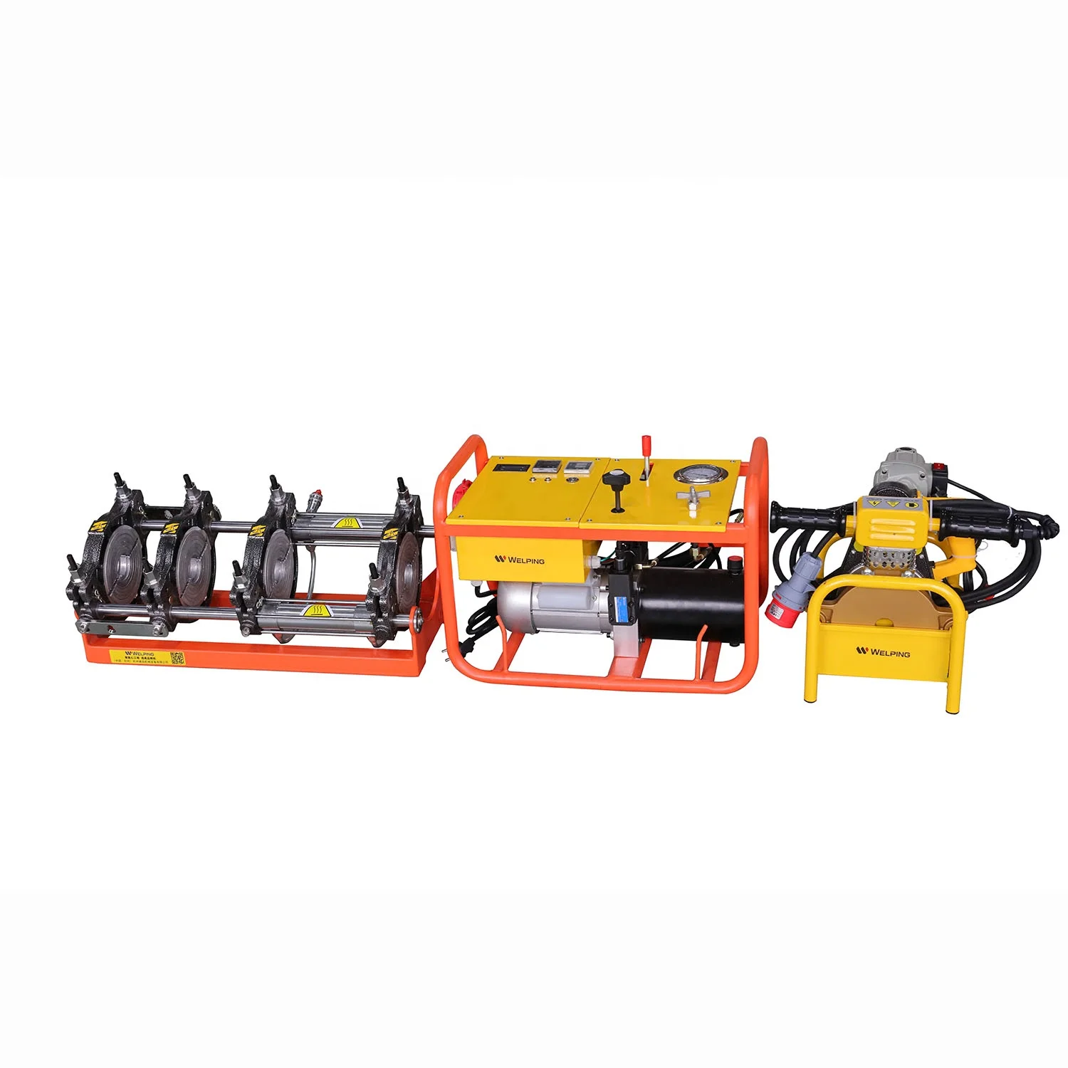 

63-200mm High Quality poly pipe fusion for plastic pipe welding hydraulic hdpe pipe welding machine