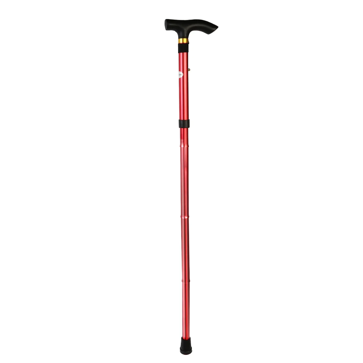 

Non-slip Adjustable Height Aluminum Alloy Folding Walking Stick Cane Travel Crutch Alpenstock