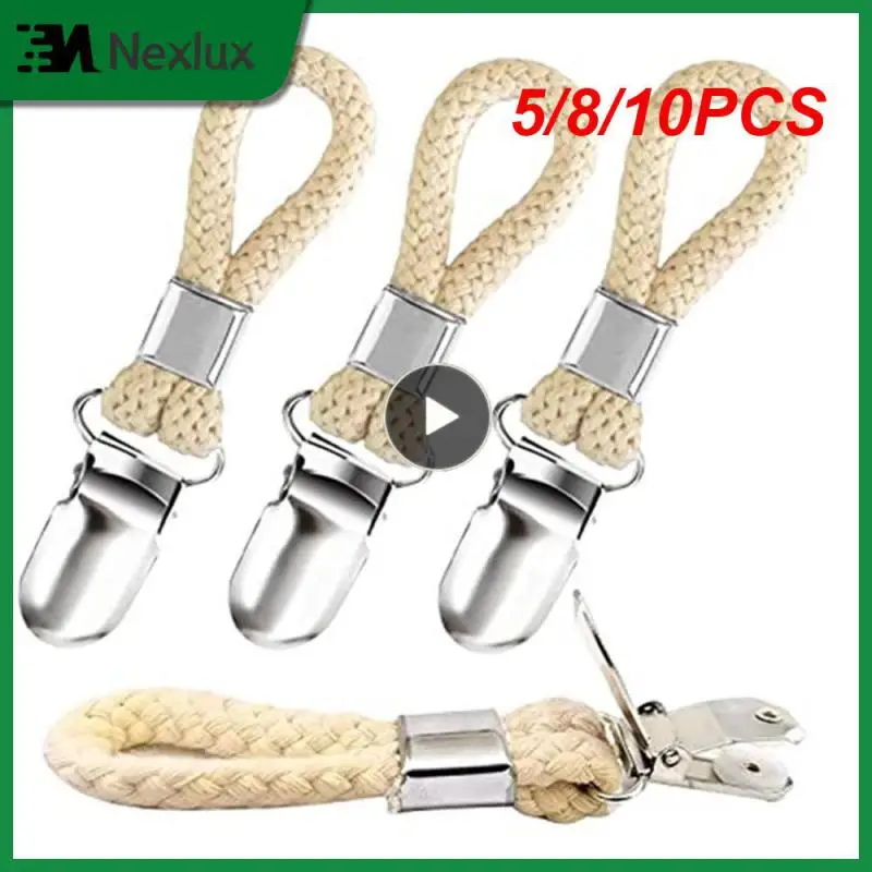 

5/8/10PCS Clothespins Towel With Metal Clip Bathroom Towel Clips Kitchen Storage Clips Home Socks Clothes Hanger