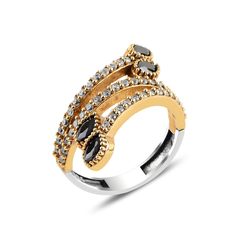 

Silver 925 Sterling Authentic Zircon Stone Ring