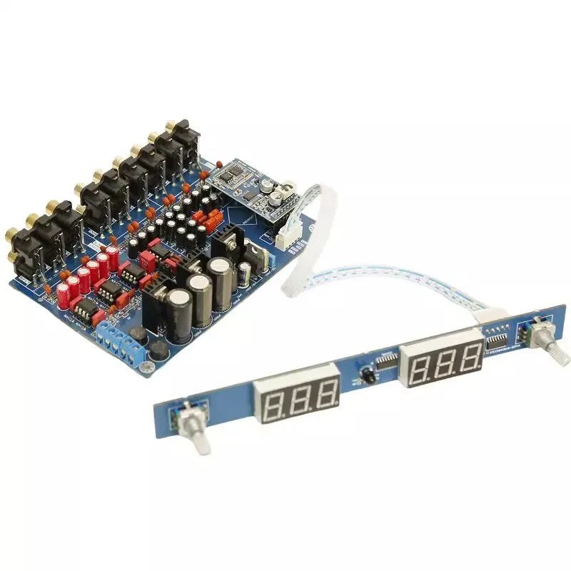 QCC3034/QCC5125 Bluetooth 5 1-канальный тональный предусилитель 6-канальный HIFI цифровой пульт