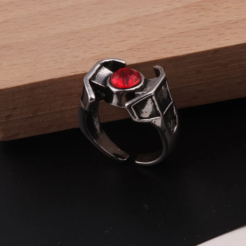 

2023 New Vintage Fashion Personality Punk Viking Steel Unique Neutral Opening Adjustable Ring Creative Jewelry Birthday Gift