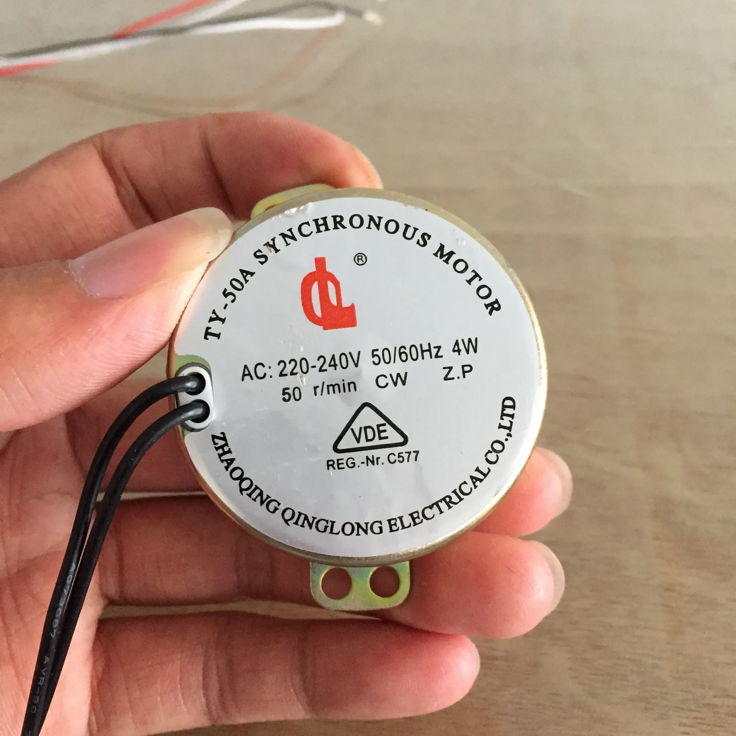 

1 шт TY-50A 50 об/мин 4 Вт синхронный двигатель 220 В ~ 240 В