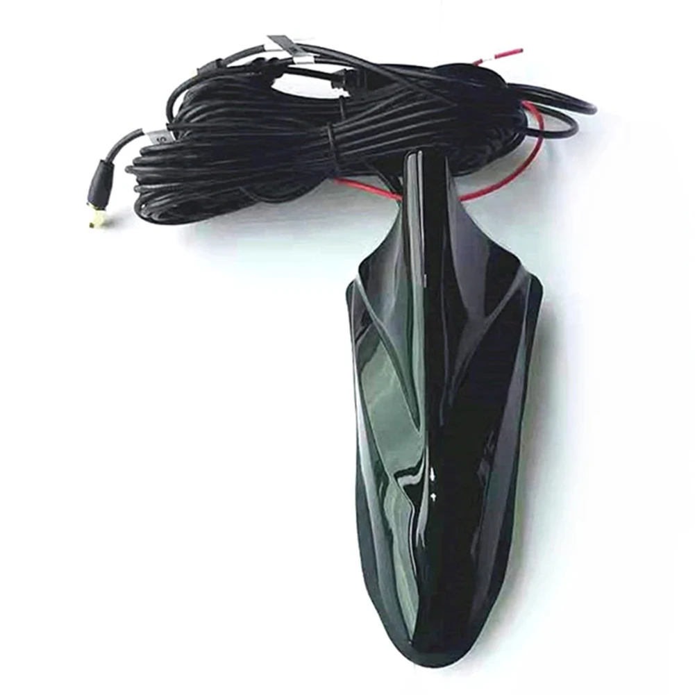 

Car Fin Aerial Antenna Roof GPS AM/FM Radio Signal Tuner DAB+ Receiver ABS Material Mximum Durability Easy Installation