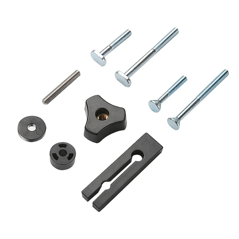 

Многофункциональная гайка, быстродействующий удерживающий зажим, прочный Т-образный торцевой прибор, инструмент для деревообработки, разные запасные части