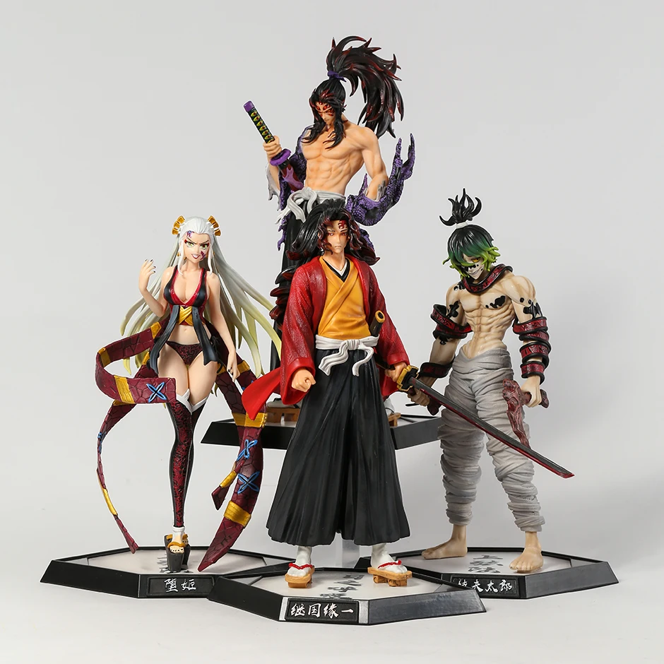 

Demon Slayer Tsugikuni Yoriichi Kokushibo Tsugikuni Michikatsu Giyuutarou Daki Collectible Figure Model Toy Figurals Brinquedos