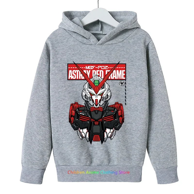 Gundam/Детские толстовки Gundam осенне-зимние модные для мальчиков и девочек одежда