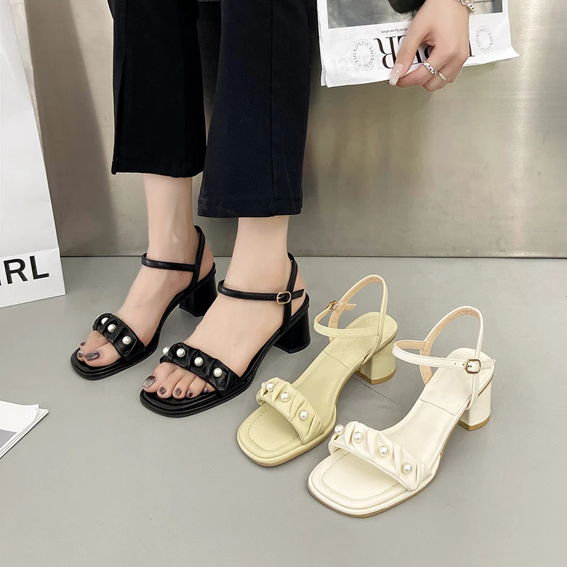 

Туфли-лодочки женские на каблуке 3 см, повседневные босоножки в африканском стиле, универсальные, Милые Удобные, цвет темно-синий, лето 2023