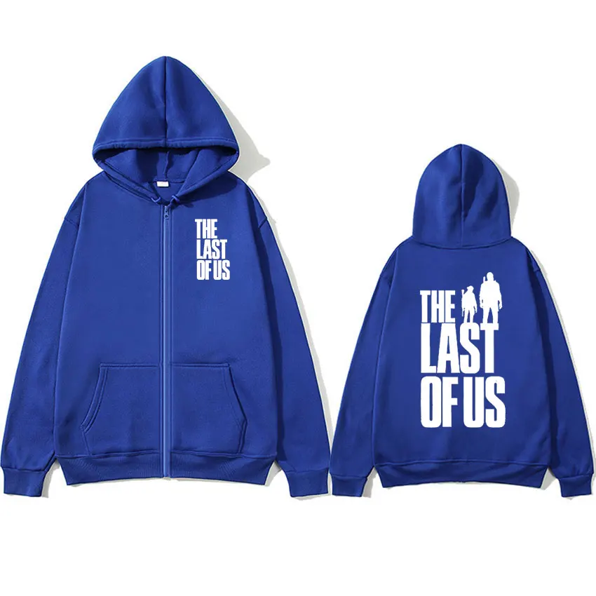 Толстовка с принтом на молнии The Last of Us для мужчин и женщин модный пуловер в стиле
