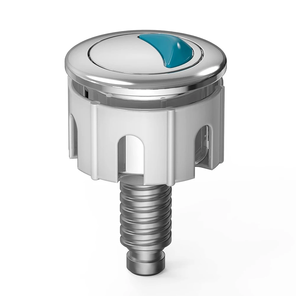 

Toilet Push Button Dual Flush Toilet Tank Button Toilet Push Water Saving Toilet Water Tank Round Valve Rods Push Button