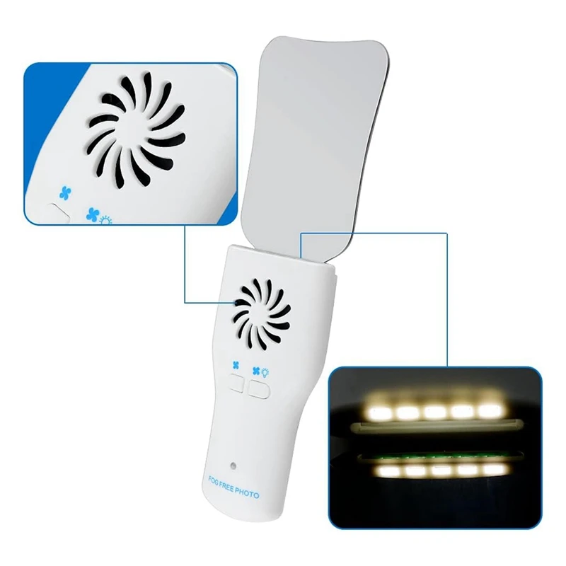 Набор противотуманных зеркал без тумана Интраоральная фотография зеркало из