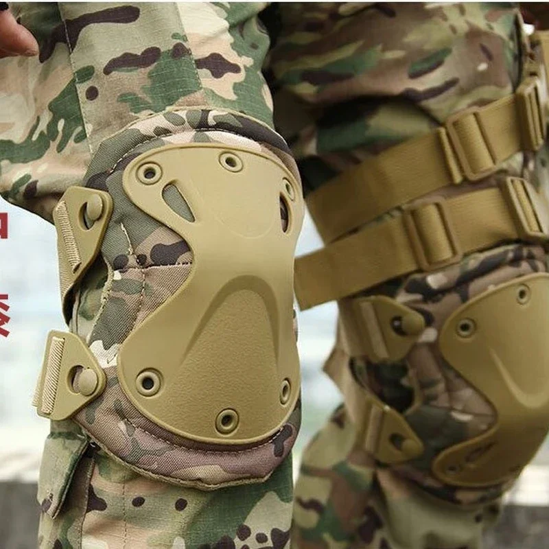 

Military Tactical Knee Pads Army Paintball Hunting Protection Elbow Pads War Game Protector Knee Pads Gear