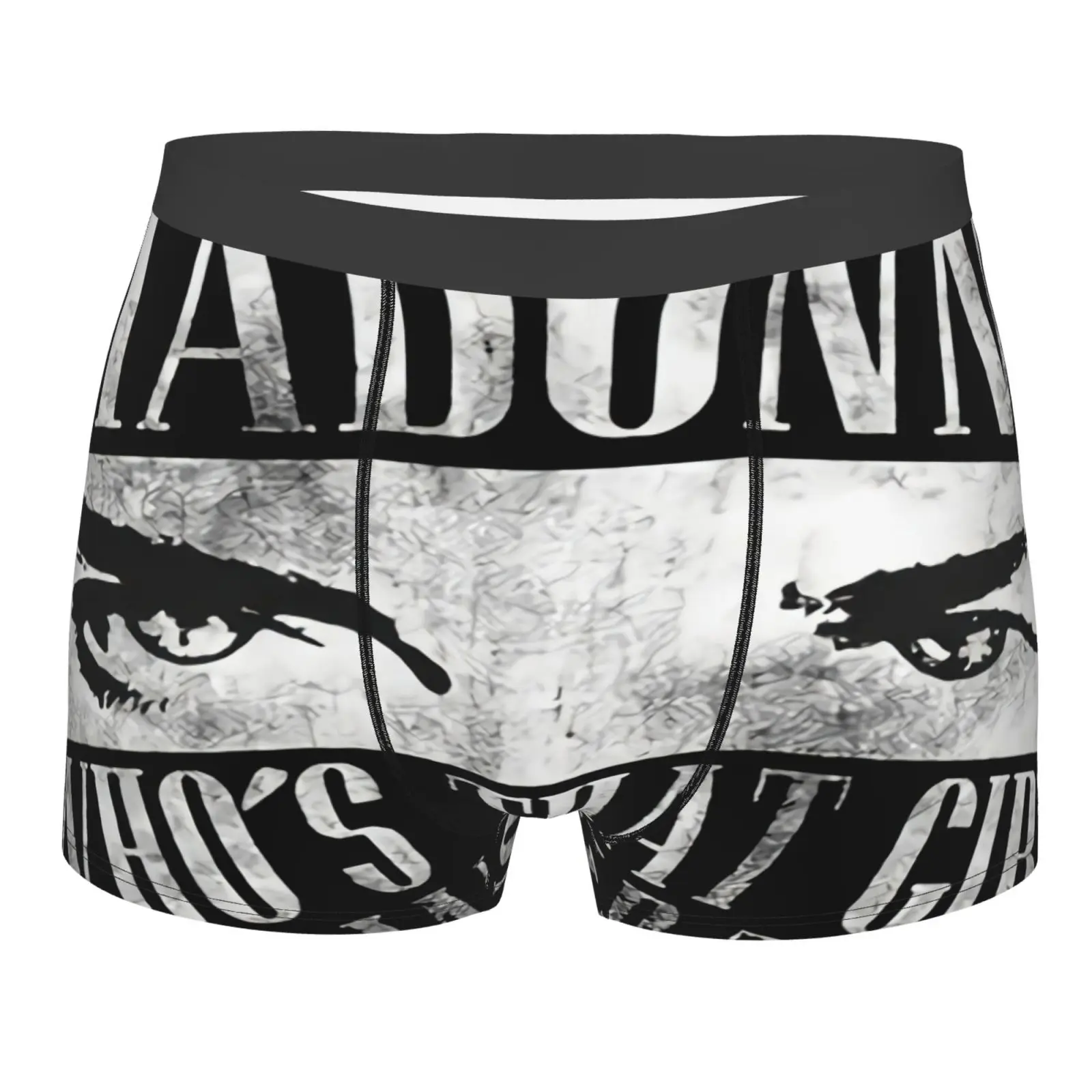 

Боксеры Madonna Whos That 87 World Tour мужские, пикантная одежда, шорты, лифтинг, белый цвет