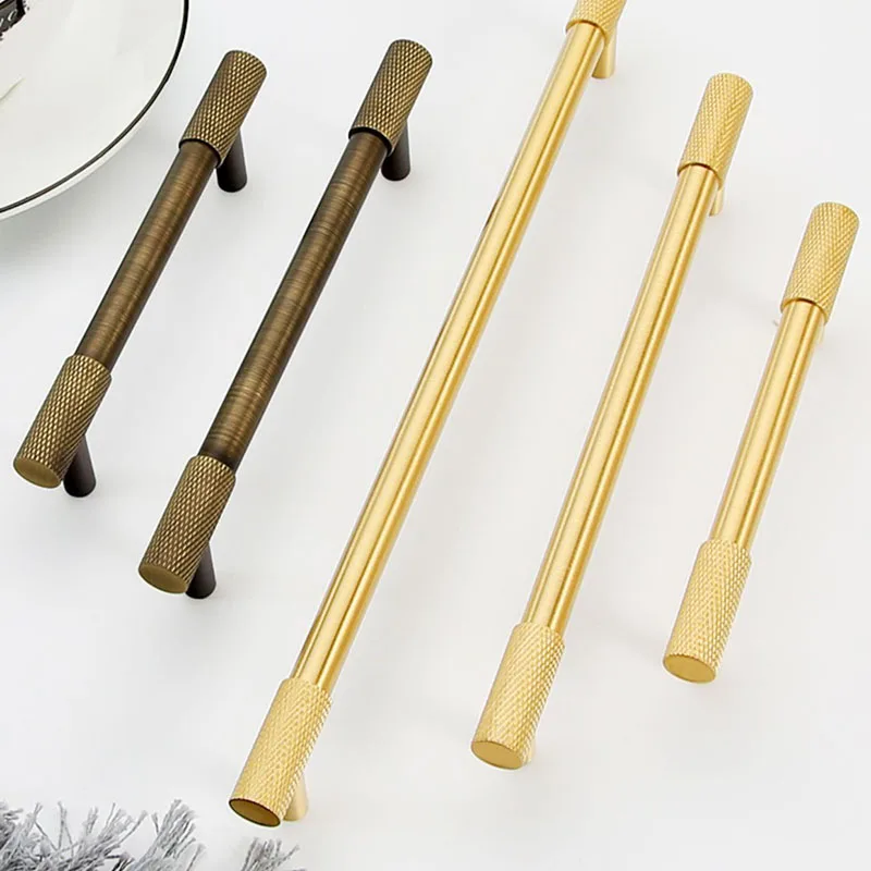 

Antique Brass Furniture Handle Retro Wardrobe Pulls Cabinet Knobs Drawer Cupboard Pull Bar Door Hardware