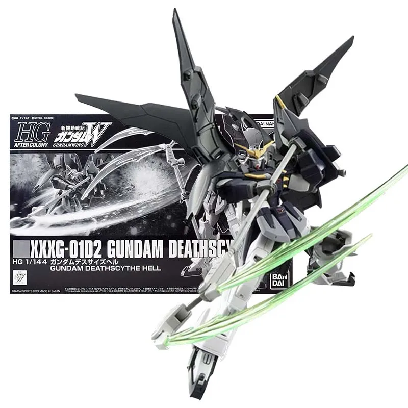 S Anime Figures Hg Deathscythe Hell Mobile Suit Gunpla Action Figure Toys For Boys Children's Gift