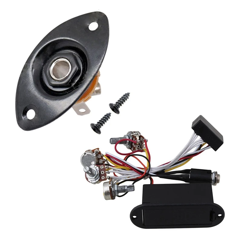 Аксессуары для бас-гитары Овальный Встроенный эквалайзер 2 диапазона |