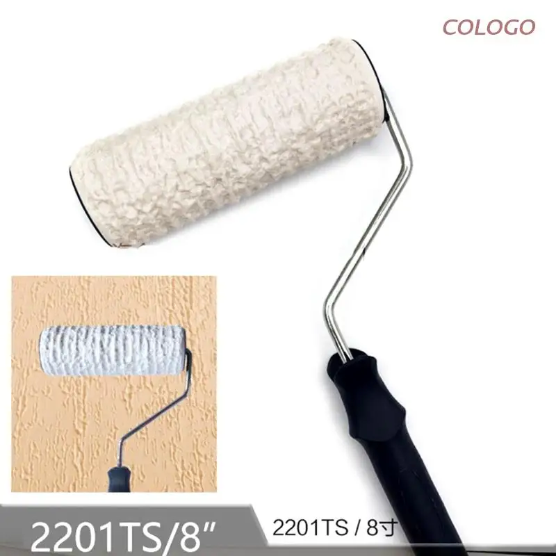 

Pattern Paint Roller Draw Rubber DIY Construction Tool Portable Embossing Cylinder Stamp Decorative Brush Imitate Brush