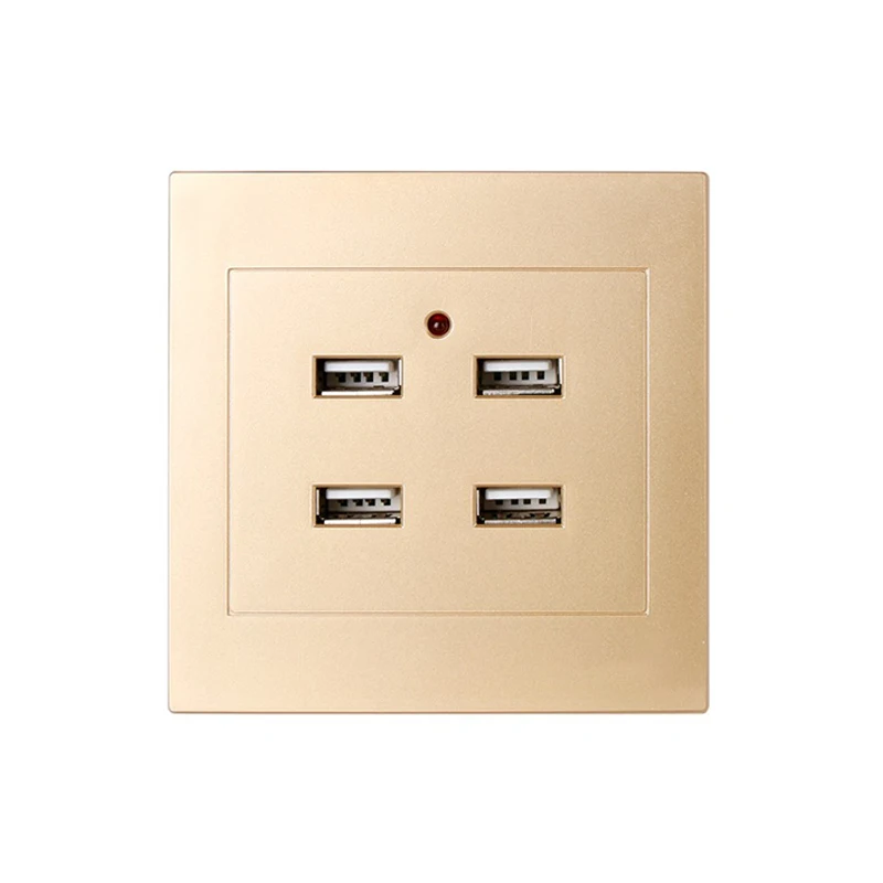 

Пористая розетка USB Type 86, 220 В, два или четыре пористых гнезда