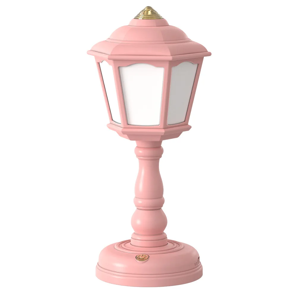 

Touch Dimmable Retro LED Desk Lamp Street Lamps Design Night Lights USB Charging Table Lamp Mini BedSide Desk Light Room Decor