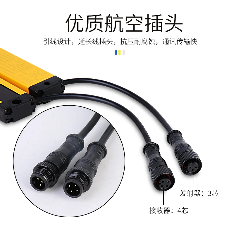 Тонкая безопасная фонарь датчик измельчения инфракрасное устройство защиты от