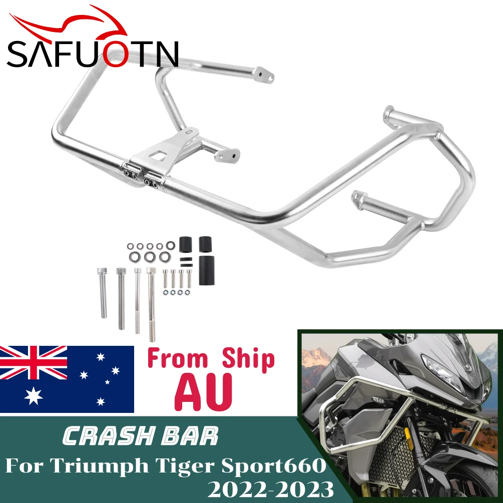 Верхний бампер из нержавеющей стали для Triumph Tiger Sport 660 2022 2023