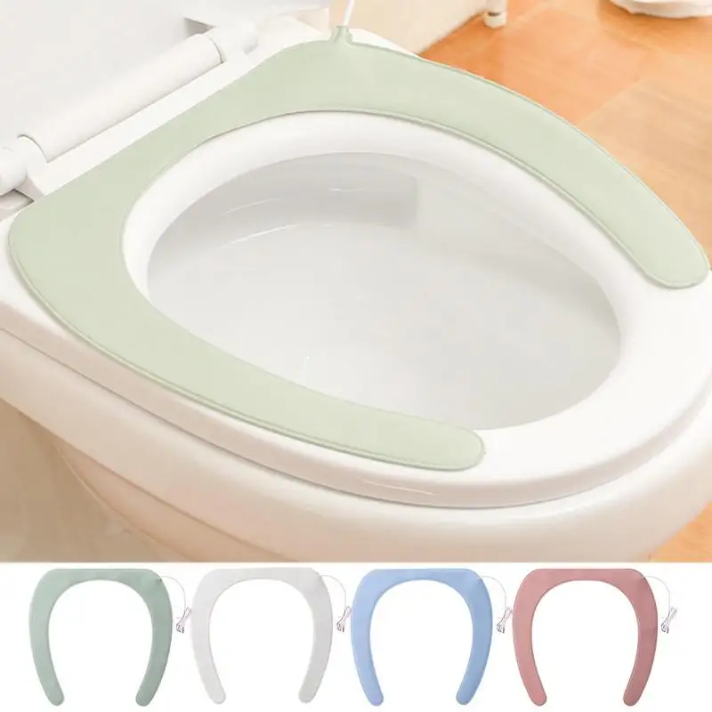 

Winter Toilet Seat Cover Mat Winter Warm Soft Washable Closestool Mat Seat Case Toilet Lid Pad Bidet Cover Bathroom Accessories