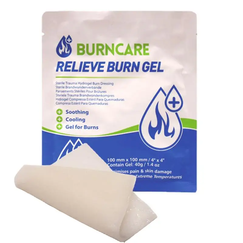 Burn Dressing Cooling And Soothing Hydrogel Wound Dressing Effective Water Gel Burn Dressing Burn Injury For Burn Debridement