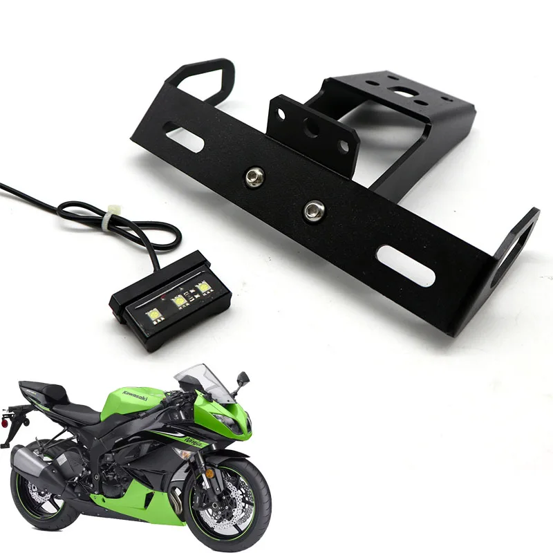 

Рамка для номерного знака с подсветильник кой для Kawasaki NINJA ZX-6R ninja636